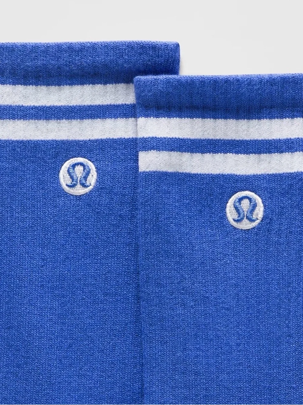 NWT Lululemon Unisex Daily Essential Crew Socks Stripe